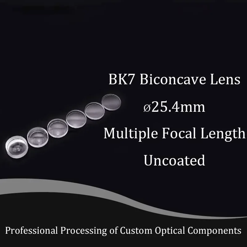 25.4mm BK7 Double-concave Lens Brackets Multi-specification Focal Length Magnifying Glass Imaging Experiment
25.4mm BK7 Double-concave Lens Brackets Multi-specification Focal Length Magnifying Glass Imaging Experiment