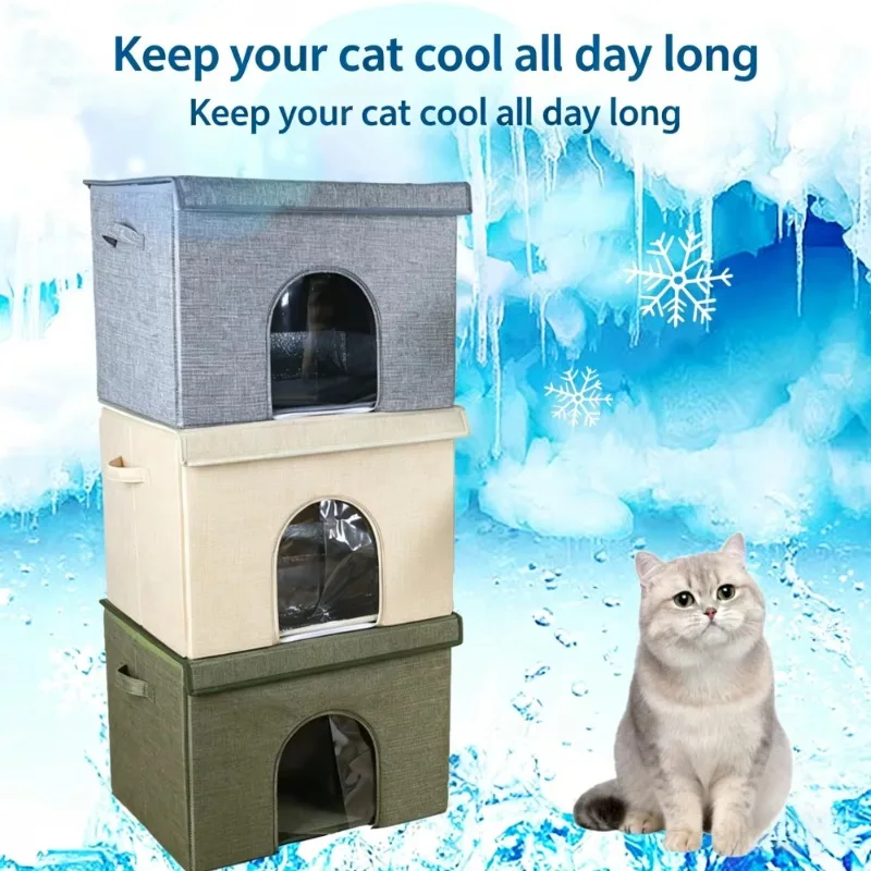 Summer Cool Pet Cat House Foldable Pet Cooling Dog House
Summer Cool Pet Cat House Foldable Pet Cooling Dog House