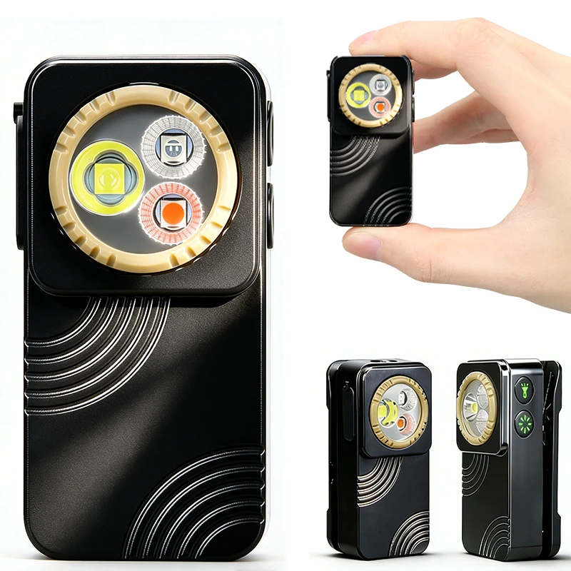 Multi-Function Rechargeable EDC Flashlight,400LM Magnetic Work Light w/ Head Strap USB C Waterproof for Camping Repair Emergency
Multi-Function Rechargeable EDC Flashlight,400LM Magnetic Work Light w/ Head Strap USB C Waterproof for Camping Repair Emergency