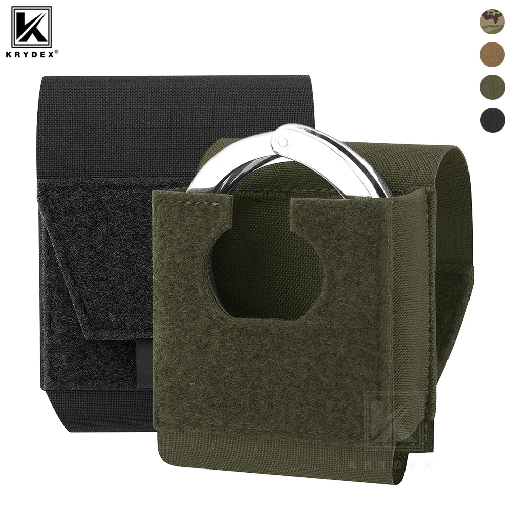 KRYDEX Tactical Handcuffs Pouch Low Profile Handcuff Case Holster Molle Waist Belt Pouch Bag Hunting Outdoor Accessories
KRYDEX Tactical Handcuffs Pouch Low Profile Handcuff Case Holster Molle Waist Belt Pouch Bag Hunting Outdoor Accessories