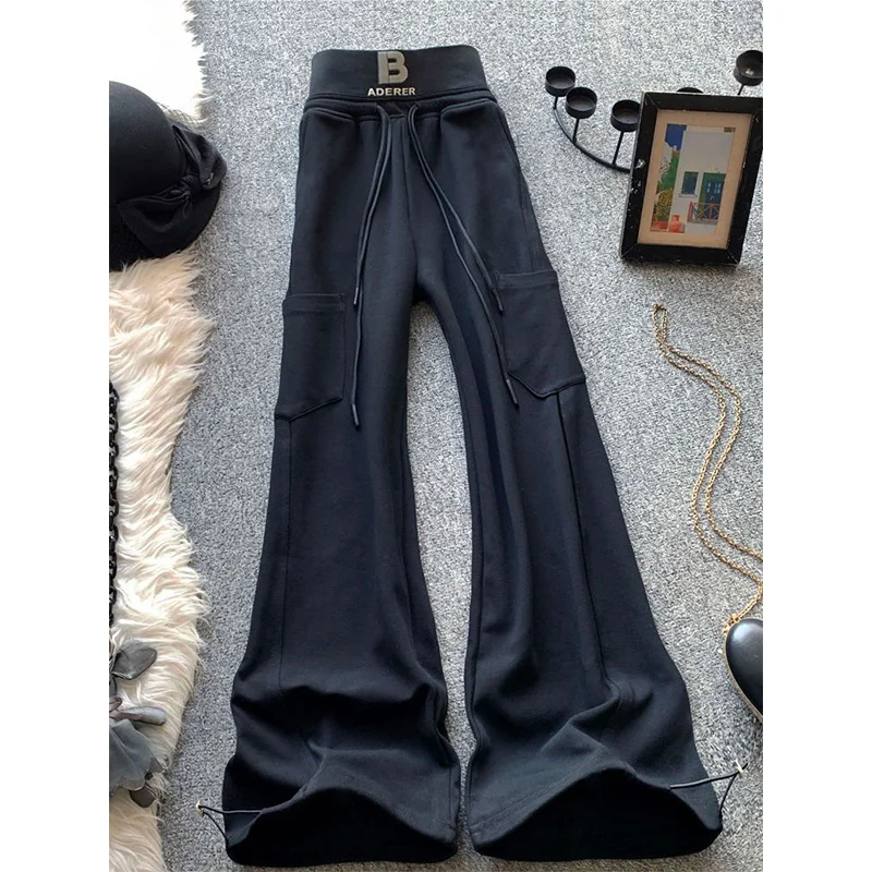 Women Autumn Winter Simplicity All-match Solid Color Pants Women Clothing Korean Office Lady Fashion High Waist Trousers Wide Le
Women Autumn Winter Simplicity All-match Solid Color Pants Women Clothing Korean Office Lady Fashion High Waist Trousers Wide Le