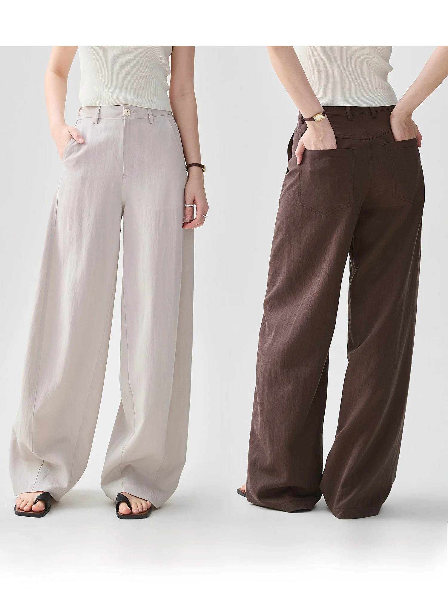 Женские повседневные брюки с высокой талией и широкими штанинами, легкие, весенне-летние, новый стиль, свободные, повседневные, в стиле кэжуал
Женские повседневные брюки с высокой талией и широкими штанинами, легкие, весенне-летние, новый стиль, свободные, повседневные, в стиле кэжуал