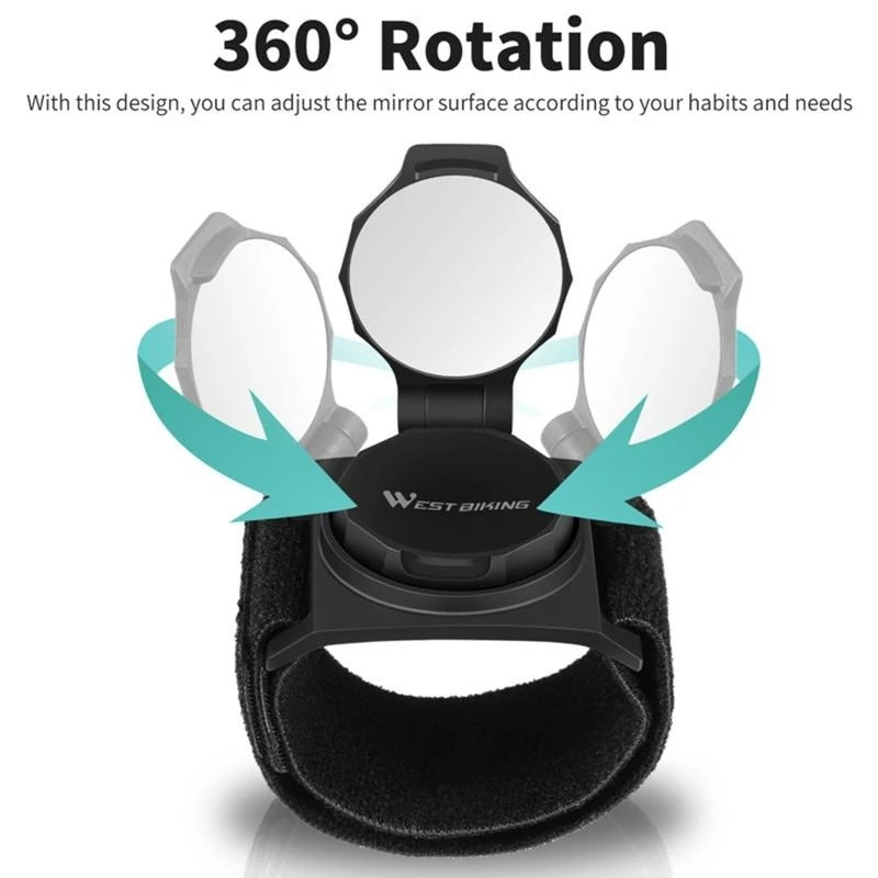 K0EF Adjustable Mountain Road BIke Safe Rearview Mirror Wrist Band Rear View Mirror
K0EF Adjustable Mountain Road BIke Safe Rearview Mirror Wrist Band Rear View Mirror