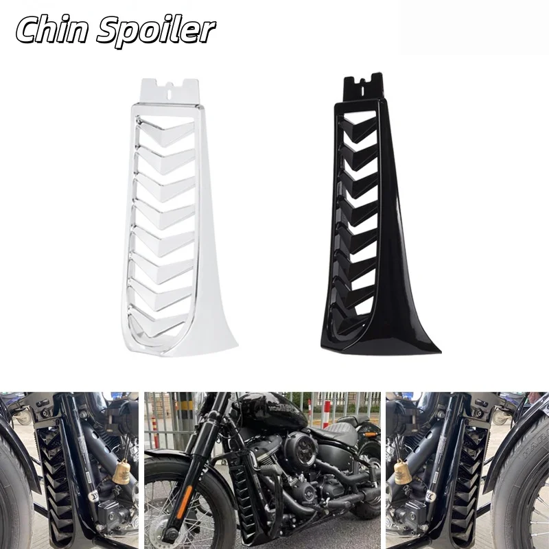 Vivid Black Front Chin Fairing Spoiler Lower Radiator Cover Fit Harley Softail Street Bob Breakout Fat Bob 2018-2022
Vivid Black Front Chin Fairing Spoiler Lower Radiator Cover Fit Harley Softail Street Bob Breakout Fat Bob 2018-2022
