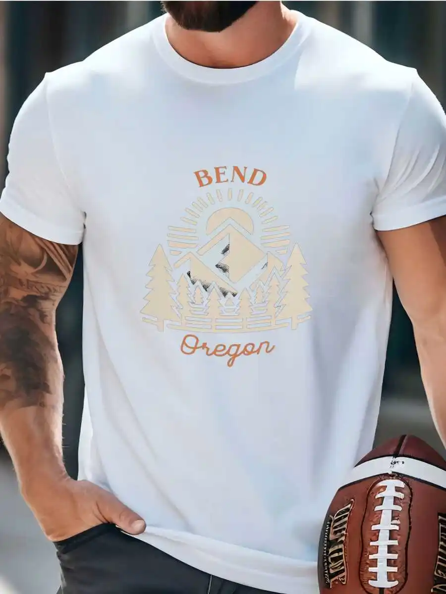 Mens Bend Oregon Mountain Hiking Outdoor Adventure T-Shirt
Mens Bend Oregon Mountain Hiking Outdoor Adventure T-Shirt