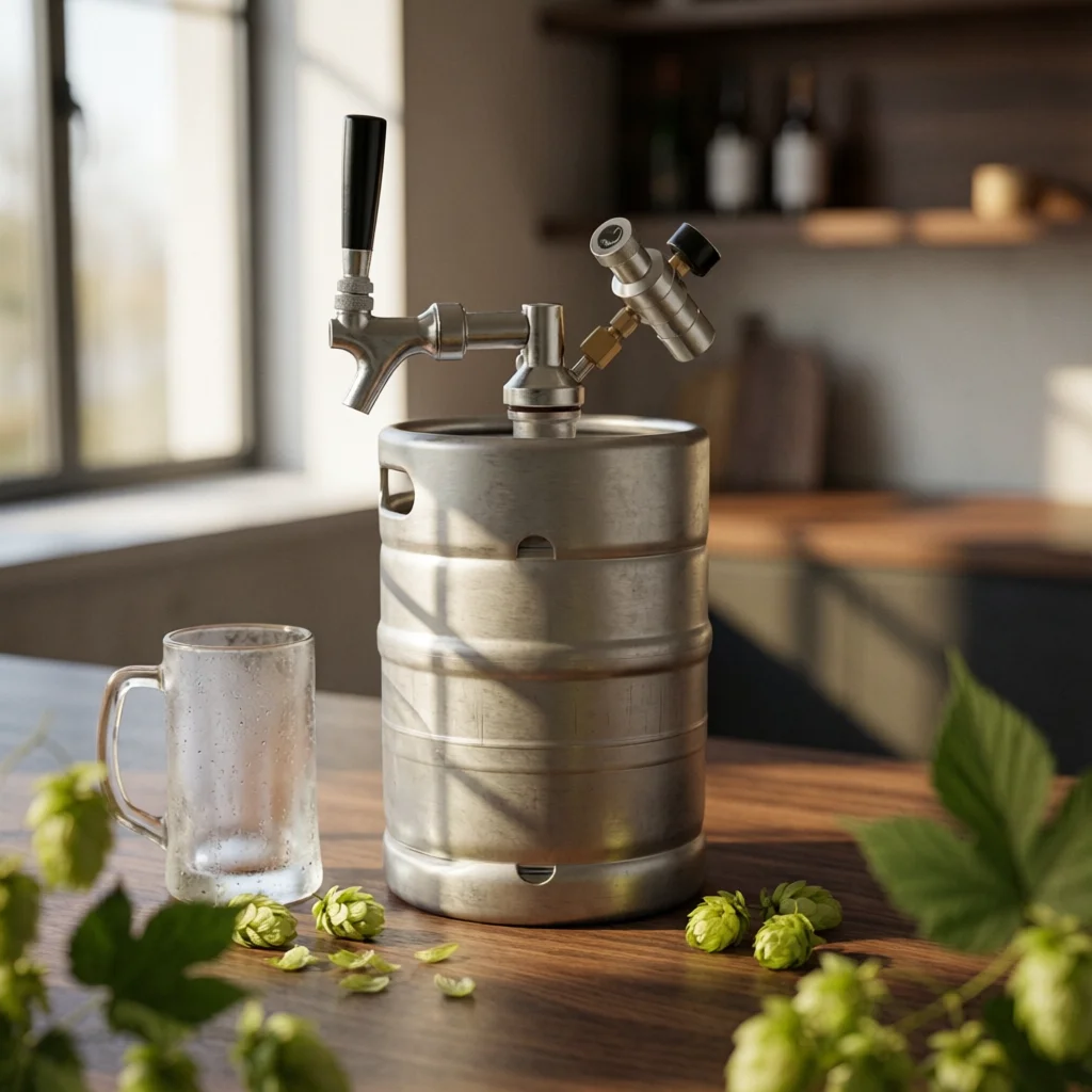 Stainless Steel Mini Keg Threaded Mini Beer Keg Beer Tap Dispenser Corrosion Resistant Drink Container Food Grade
Stainless Steel Mini Keg Threaded Mini Beer Keg Beer Tap Dispenser Corrosion Resistant Drink Container Food Grade