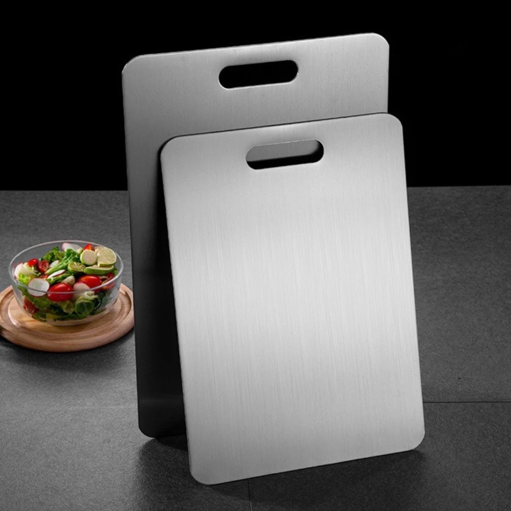 304 Stainless Steel Double-Sided Food Grade Cutting Board Hygiene & Durability A Kitchen Necessity Dishwasher Safe
304 Stainless Steel Double-Sided Food Grade Cutting Board Hygiene & Durability A Kitchen Necessity Dishwasher Safe