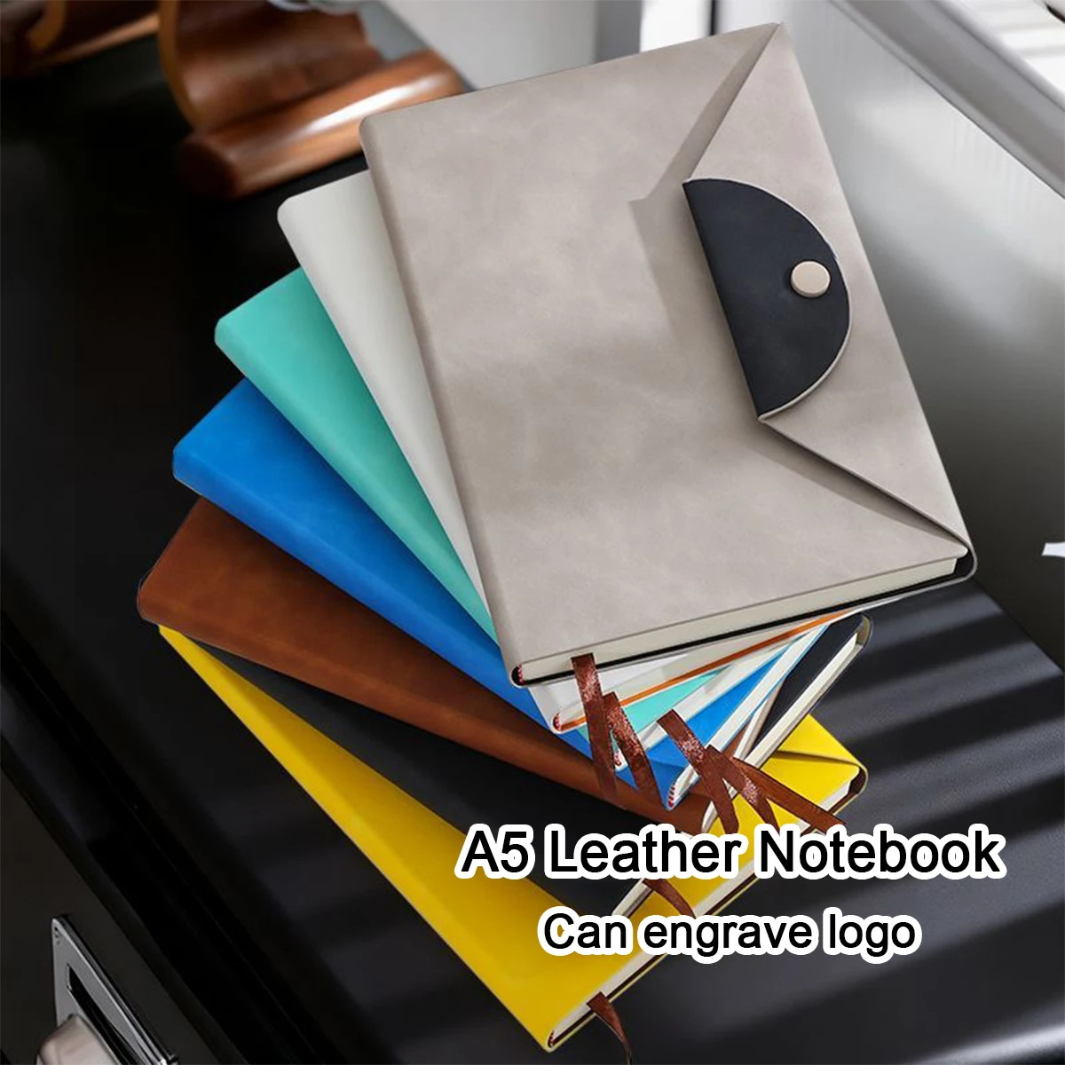 (Can Engrave Logo) A5 Buckle Student Leather Notebook, Business Notepad, Work Meeting Recordbook, 120g Thick Inner Page, Diary
(Can Engrave Logo) A5 Buckle Student Leather Notebook, Business Notepad, Work Meeting Recordbook, 120g Thick Inner Page, Diary