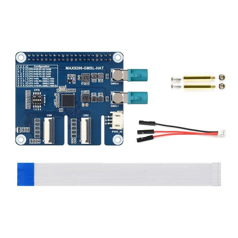 Exquisite-MAX9296A GMSL Camera Adapter Board 2-Ch High-Speed Low-Latency Transmission For Jetson Orin Nano NX And Raspberry Pi 5
Exquisite-MAX9296A GMSL Camera Adapter Board 2-Ch High-Speed Low-Latency Transmission For Jetson Orin Nano NX And Raspberry Pi 5