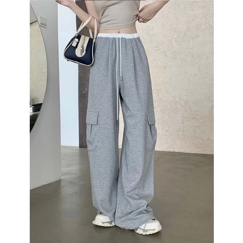 Korean Fashion Casual Style Straight Leg Pants for Women's Autumn Versatile Loose Slim Lace Up High Waist Slim Wide Leg Pants
Korean Fashion Casual Style Straight Leg Pants for Women's Autumn Versatile Loose Slim Lace Up High Waist Slim Wide Leg Pants