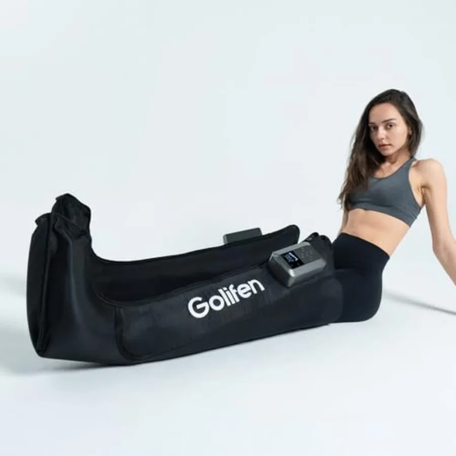 Cordless Leg Compression Massager Portable Compression Boots with 5 Air Chambers Full Leg Massager for Circulation and Muscle P
Cordless Leg Compression Massager Portable Compression Boots with 5 Air Chambers Full Leg Massager for Circulation and Muscle P