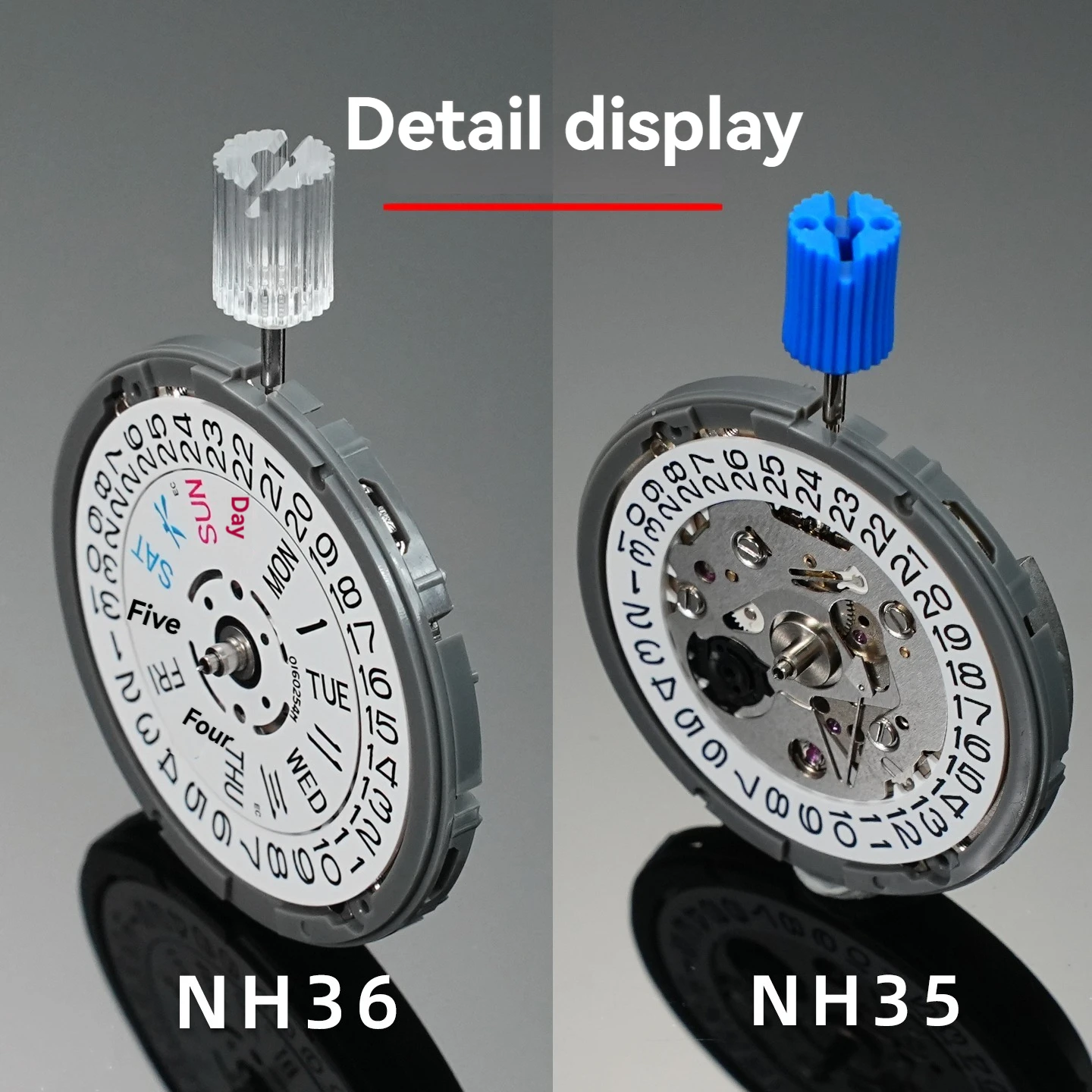 Automatic Mechanical Movement NH35 NH36 Movement Day/Date Display For 3/3.8/4 o'clock Crown Watch Accessories For Rolex
Automatic Mechanical Movement NH35 NH36 Movement Day/Date Display For 3/3.8/4 o'clock Crown Watch Accessories For Rolex