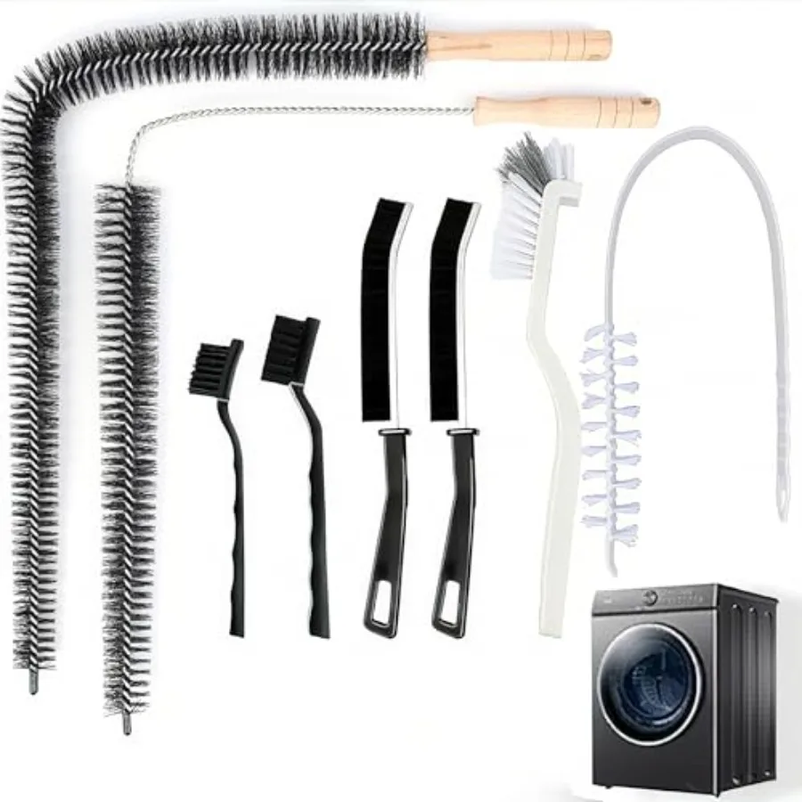 8 Pack Washing Machine Cleaner Brush, Dryer Cleaning Brush, Crevice Cleaning Brush for Bathroom, Shower, Kitchen, Cup, Tile, Tu
8 Pack Washing Machine Cleaner Brush, Dryer Cleaning Brush, Crevice Cleaning Brush for Bathroom, Shower, Kitchen, Cup, Tile, Tu