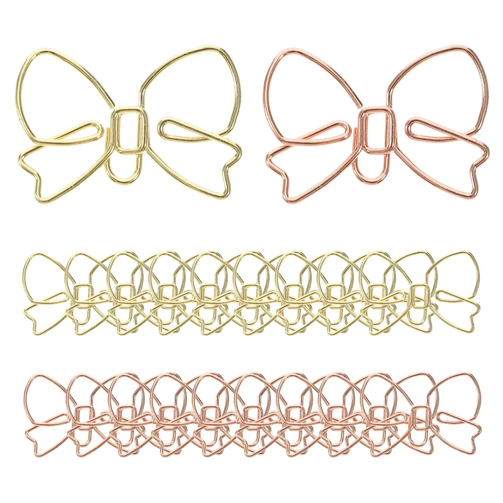 20 Pcs Metal Bow Paper Clips Shaped Desk Accessories For Office School Document Fixing Mini Binder Bookmarks Cherry
20 Pcs Metal Bow Paper Clips Shaped Desk Accessories For Office School Document Fixing Mini Binder Bookmarks Cherry