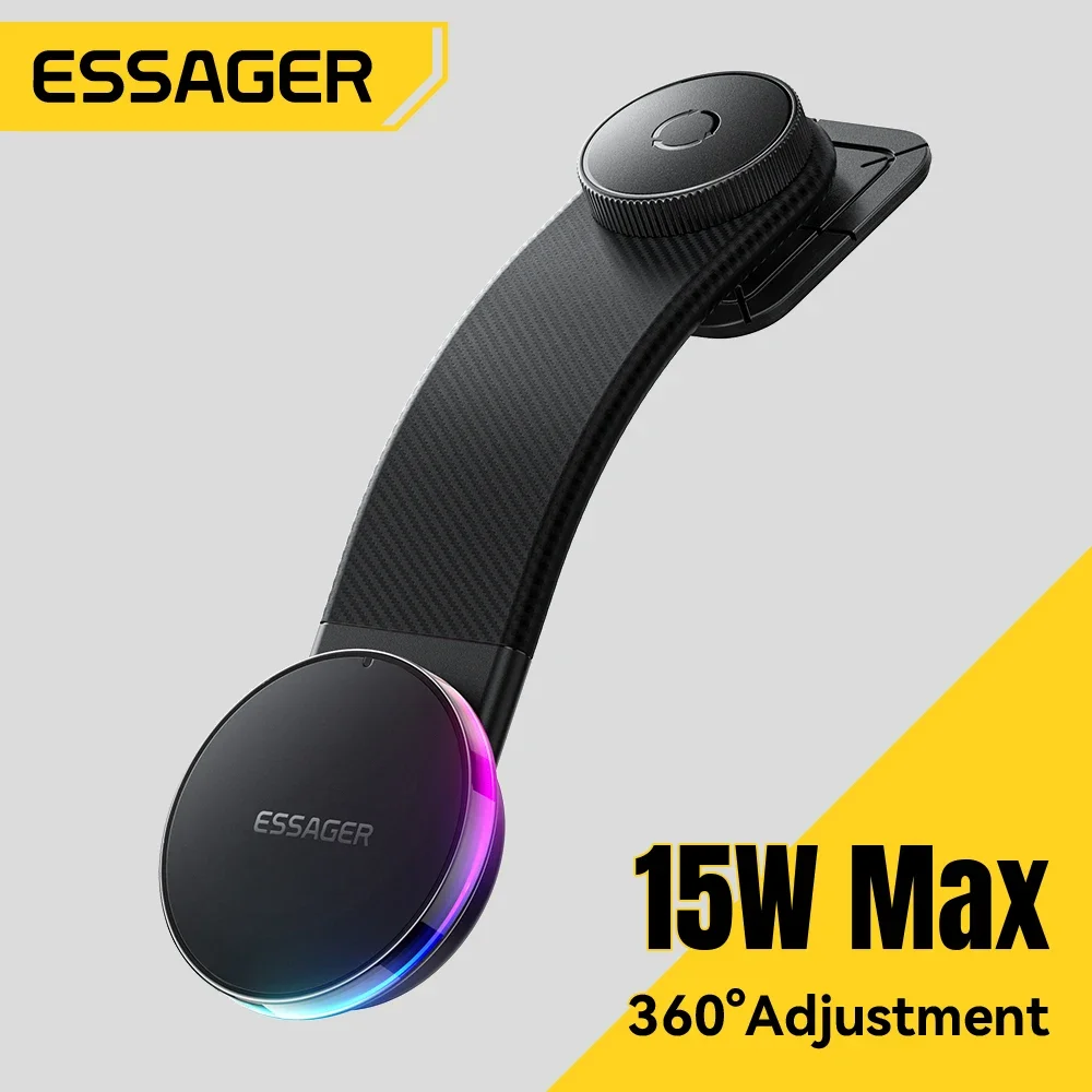 Essager 360° Free Rotation Magnetic Car Phone Holder LED 15W Wireless Charger Stand for Magsafe For iPhone 17 16 15 14 Pro Max
Essager 360° Free Rotation Magnetic Car Phone Holder LED 15W Wireless Charger Stand for Magsafe For iPhone 17 16 15 14 Pro Max