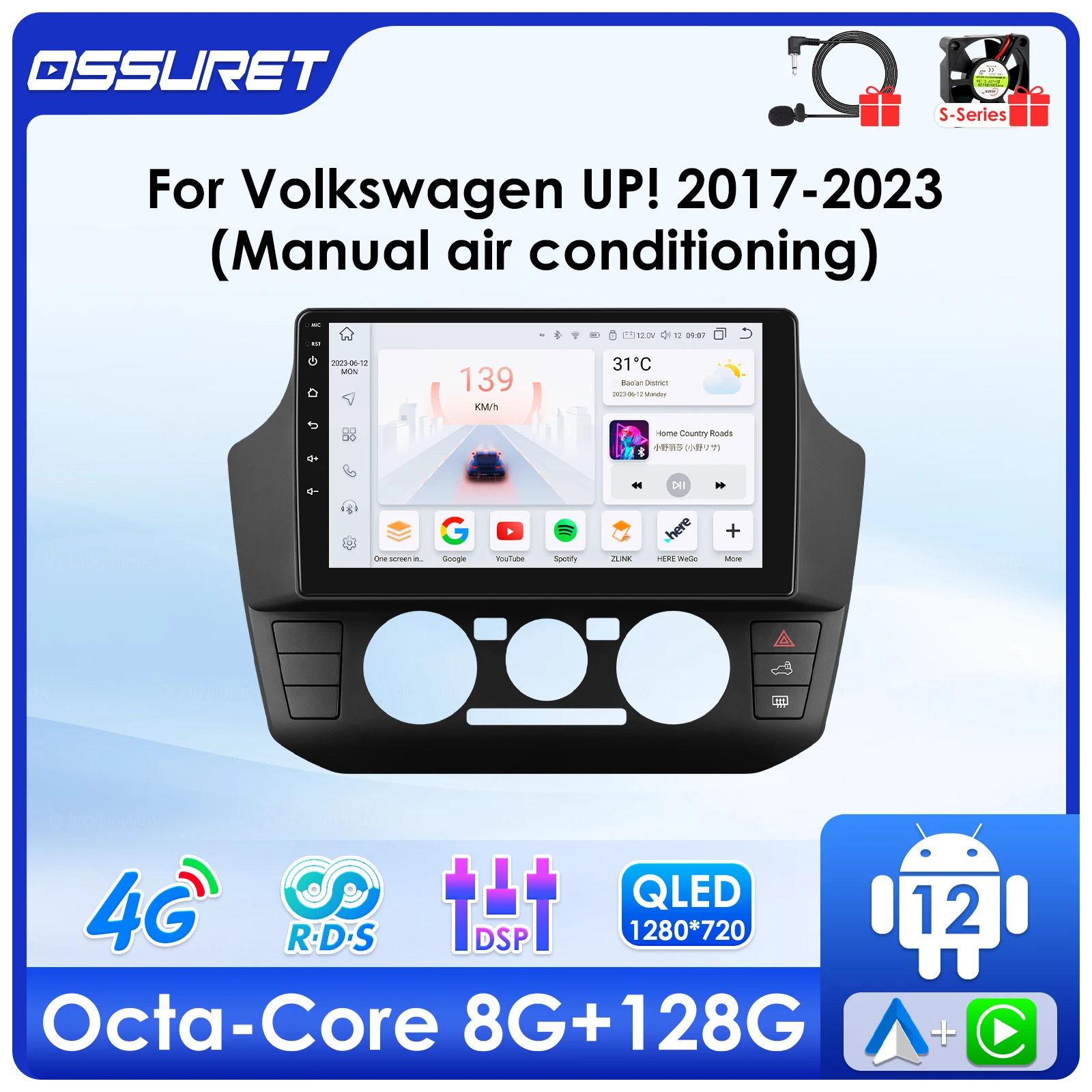2DIN Android 13 автомагнитола для Vw Volkswagen UP 2017-2023 4G Carplay авторадио мультимедийный плеер GPS navi стерео BT 360 ° Кулачок
2DIN Android 13 автомагнитола для Vw Volkswagen UP 2017-2023 4G Carplay авторадио мультимедийный плеер GPS navi стерео BT 360 ° Кулачок