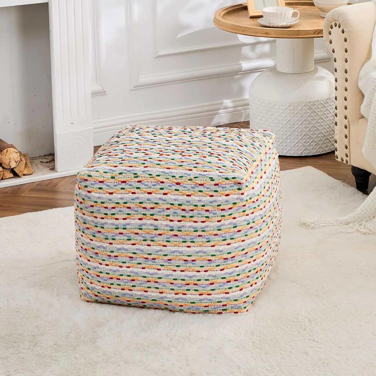 Unstuffed Pouf Ottoman Cover Storage Bean Bag Cube Foot Rest Footstool Floor Pillow Farmhouse Cushion For Living Room, Bedroom,
Unstuffed Pouf Ottoman Cover Storage Bean Bag Cube Foot Rest Footstool Floor Pillow Farmhouse Cushion For Living Room, Bedroom,