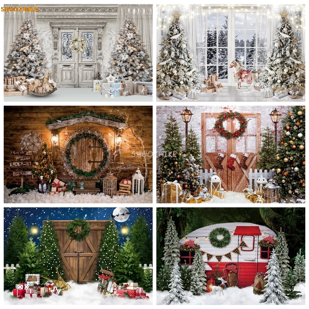 Christmas Photography Backdrop Xmas Tree Fireplace Gift Window Winter Snow Kids Portrait Family Party Background Photo Studio
Christmas Photography Backdrop Xmas Tree Fireplace Gift Window Winter Snow Kids Portrait Family Party Background Photo Studio