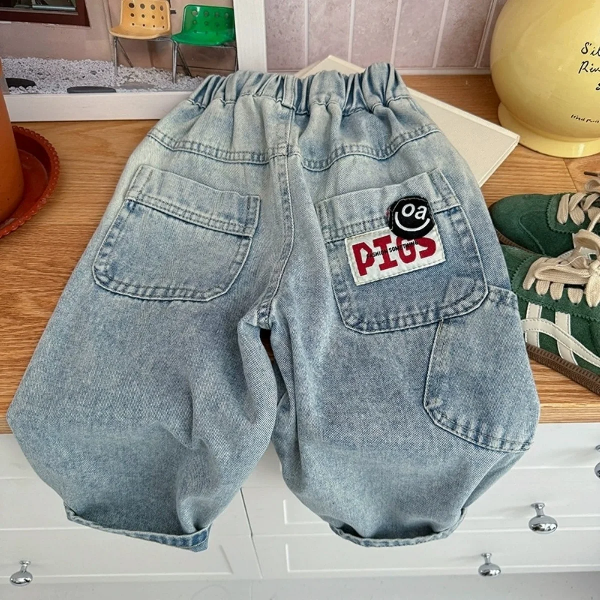 Boys Baby Jeans Jeans 2025 Spring and Autumn Children's Casual Simple Long Pants Children's Spring Korean Trousers Jeans Jeans
Boys Baby Jeans Jeans 2025 Spring and Autumn Children's Casual Simple Long Pants Children's Spring Korean Trousers Jeans Jeans