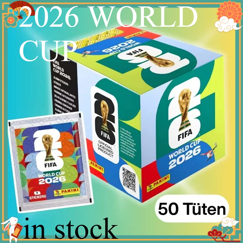 2026 FIFA World Cup Panini Stickers International Version Genuine Limited Edition Football Sticker Collection Model Toy Gift
2026 FIFA World Cup Panini Stickers International Version Genuine Limited Edition Football Sticker Collection Model Toy Gift