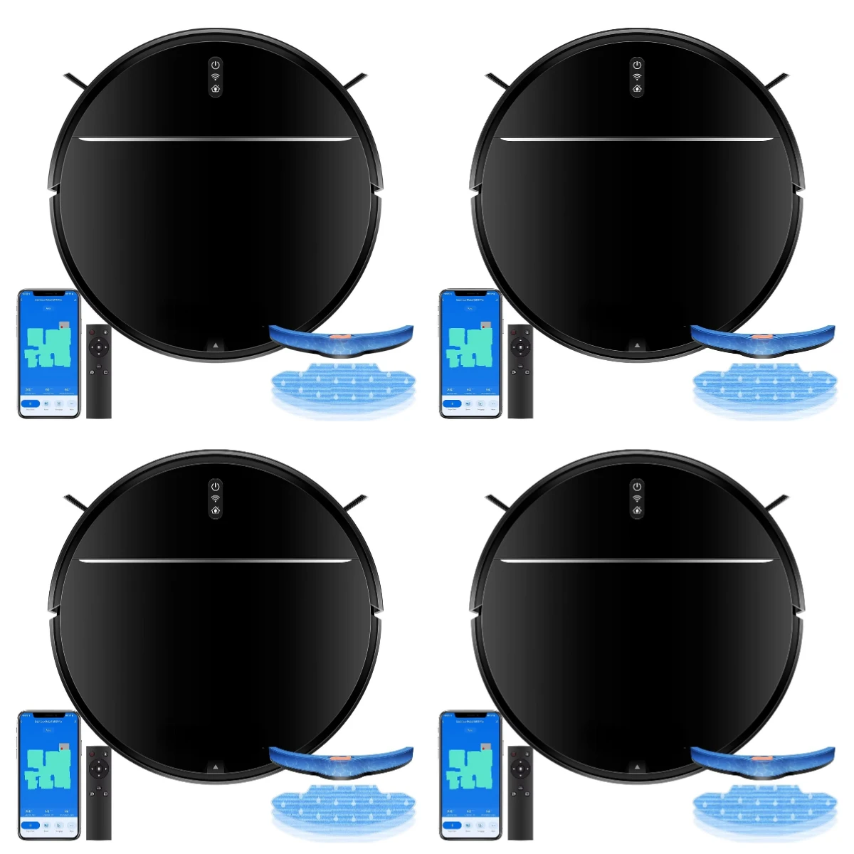 M7S Pro Smart Vacuum Cleaner 2-in-1 Sweep & Mop, Strong Suction, Gyro Navigation, APP Control
M7S Pro Smart Vacuum Cleaner 2-in-1 Sweep & Mop, Strong Suction, Gyro Navigation, APP Control