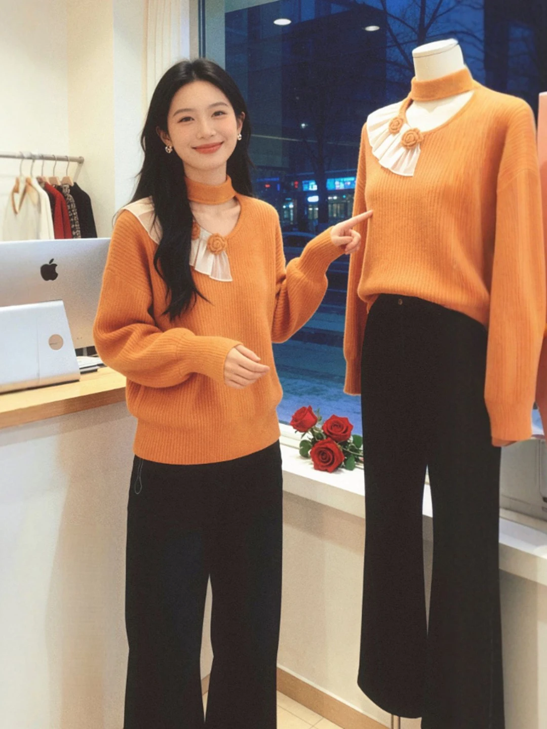 Уникальный женский трикотажный свитер свободного кроя с рукавами «летучая мышь», весенний, модный, с цветочной 3D-вышивкой...
Уникальный женский трикотажный свитер свободного кроя с рукавами «летучая мышь», весенний, модный, с цветочной 3D-вышивкой...