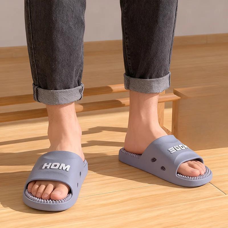 1Pair New men's plantar acupressure slippers summer home indoor non-slip bathroom bath health comfortable sandals 40-45 yards
1Pair New men's plantar acupressure slippers summer home indoor non-slip bathroom bath health comfortable sandals 40-45 yards
