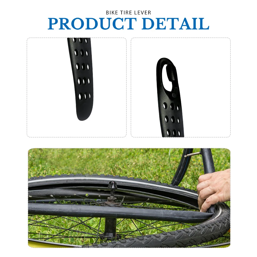 6pcs Bike Tire Lever Made of Premium Plastic Material for Tire Repair Replacement Cycling Accessories
6pcs Bike Tire Lever Made of Premium Plastic Material for Tire Repair Replacement Cycling Accessories