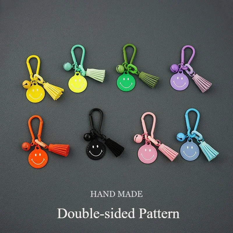 Tassel Cute Smiling Face Keychain Pendant Car Backpack Phone Key Chain Holder Hanger Keyring Gifts
Tassel Cute Smiling Face Keychain Pendant Car Backpack Phone Key Chain Holder Hanger Keyring Gifts