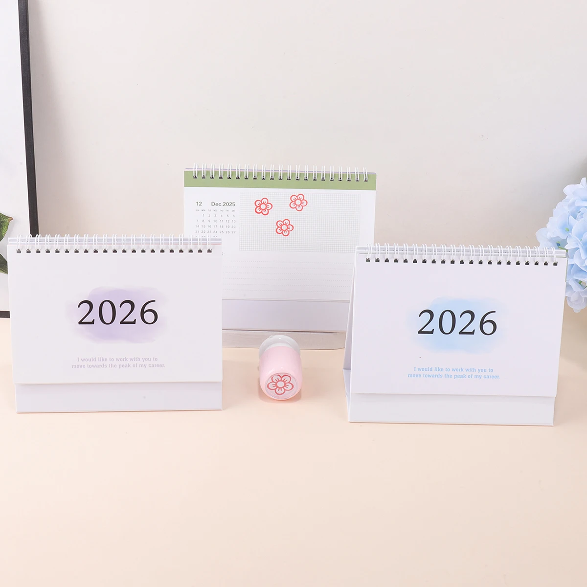2026 Desk Calendar Set,Small Red Flower Stamp, Cute Flip Standing Desktop for Kids Teachers Office,Motivational Calendar
2026 Desk Calendar Set,Small Red Flower Stamp, Cute Flip Standing Desktop for Kids Teachers Office,Motivational Calendar