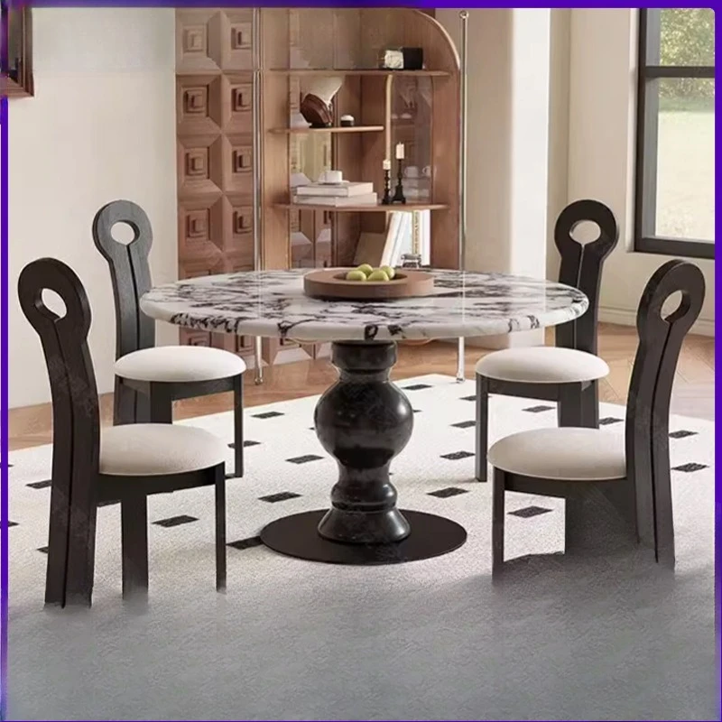 French marble dining table medium antique small apartment household retro modern solid wood simple round dining table
French marble dining table medium antique small apartment household retro modern solid wood simple round dining table