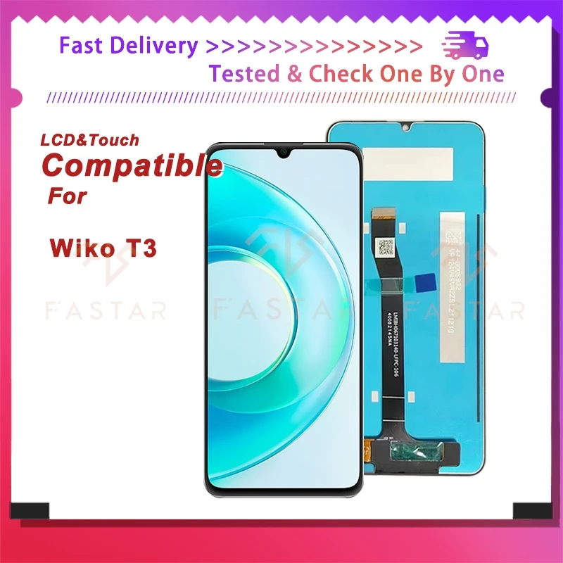 T3 6.6"Tested For Wiko T3 lcd W-V770 LCD Display Touch Digitizer Assembly Replacement mobile Parts phone Screen V770 Wiko T3 lcd
T3 6.6"Tested For Wiko T3 lcd W-V770 LCD Display Touch Digitizer Assembly Replacement mobile Parts phone Screen V770 Wiko T3 lcd