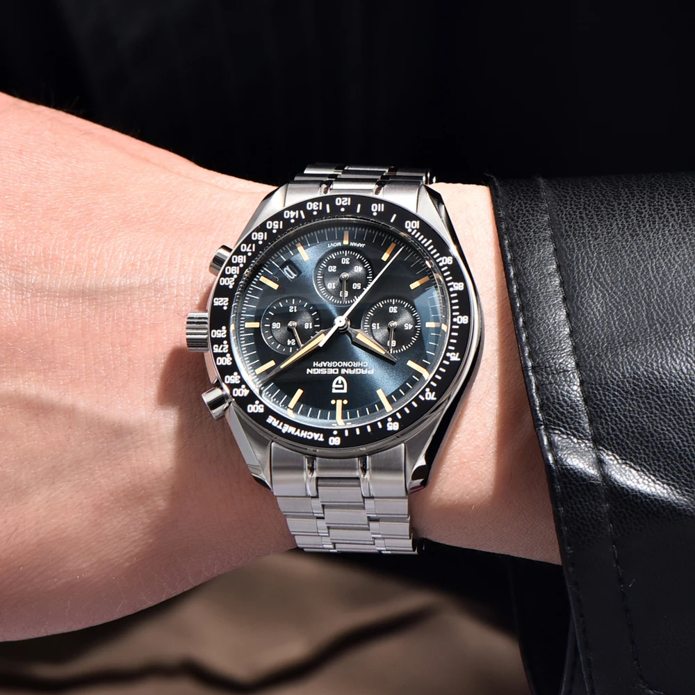 PAGANI DESIGN Watches Royal Blue Fashion Mechanical Watch For Men Luxury Sapphire Glass VK63 Movt Luminous Automatic Men's Watch
PAGANI DESIGN Watches Royal Blue Fashion Mechanical Watch For Men Luxury Sapphire Glass VK63 Movt Luminous Automatic Men's Watch