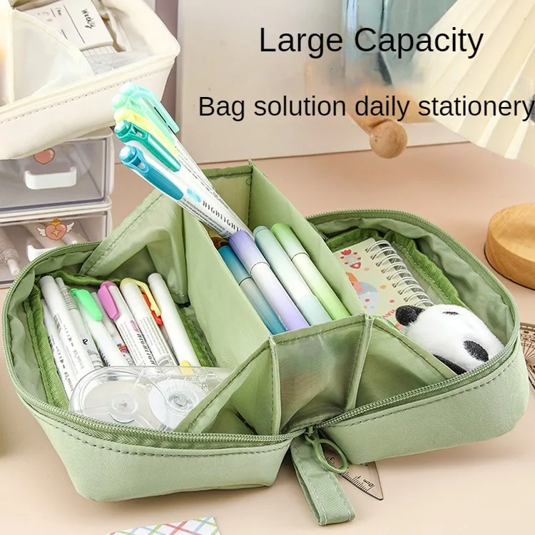 Pen Bag Multi-layer Pencil Bag High-looking Girls' Stationery Box Junior High School Student Storage Pencil Box
Pen Bag Multi-layer Pencil Bag High-looking Girls' Stationery Box Junior High School Student Storage Pencil Box