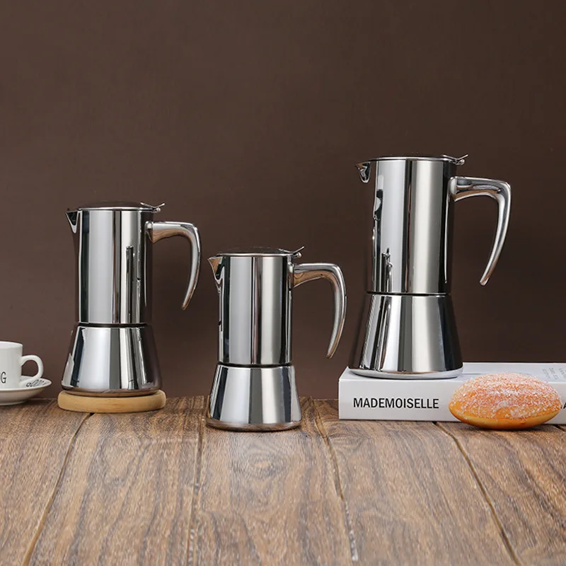 Moka Pot 200/300ML Caffe Machine Espresso Cups Coffee Makers Latte Percolator Stove Top Moka Coffee Maker
Moka Pot 200/300ML Caffe Machine Espresso Cups Coffee Makers Latte Percolator Stove Top Moka Coffee Maker