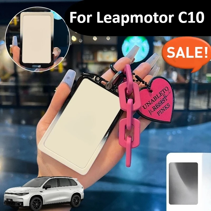 Для Leapmotor C10 автомобильный NFC-карта, чехол для дистанционного ключа, чехол для брелока, защитный держатель, авто Keyless Kychain, аксессуары для интерьера
Для Leapmotor C10 автомобильный NFC-карта, чехол для дистанционного ключа, чехол для брелока, защитный держатель, авто Keyless Kychain, аксессуары для интерьера