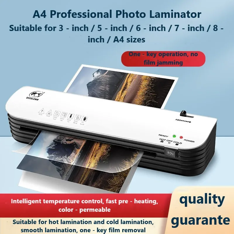 Osmile SL299Высокоэффективный холодный и горячий двойной пластиковый ламинатор ProfessionalA4Image File Laminating Machine
Osmile SL299Высокоэффективный холодный и горячий двойной пластиковый ламинатор ProfessionalA4Image File Laminating Machine