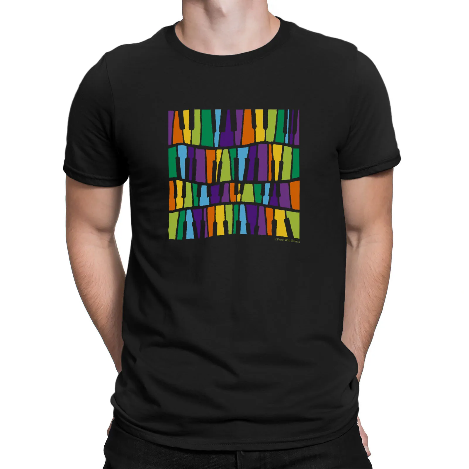 Mens Quality Cotton T-Shirt STAINED GLASS Pattern Piano Pianist Music Instrument
Mens Quality Cotton T-Shirt STAINED GLASS Pattern Piano Pianist Music Instrument