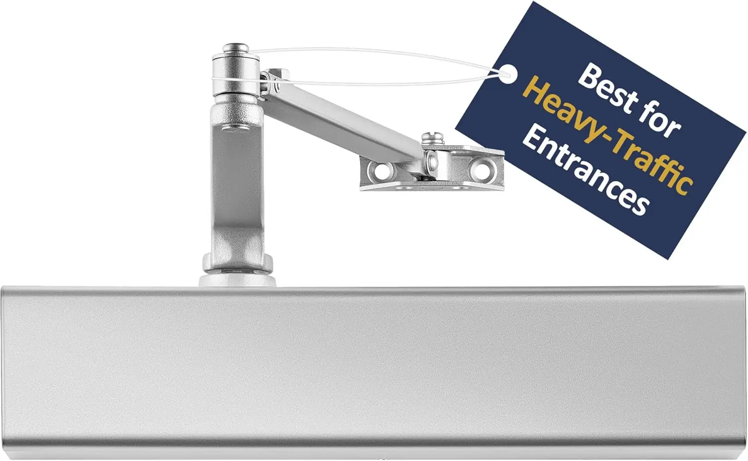 Heavy Duty Adjustable Door Closer with 6-Speed Delay, 3 Pistons for Commercial Use - Flexible Installation
Heavy Duty Adjustable Door Closer with 6-Speed Delay, 3 Pistons for Commercial Use - Flexible Installation