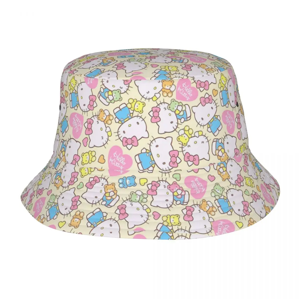 Hello Kitty Cat Animal Bucket Hat Summer Classic Fisherman Hats For Unisex Foldable Beach Travel Caps Outdoor Printed Sun Hats
Hello Kitty Cat Animal Bucket Hat Summer Classic Fisherman Hats For Unisex Foldable Beach Travel Caps Outdoor Printed Sun Hats