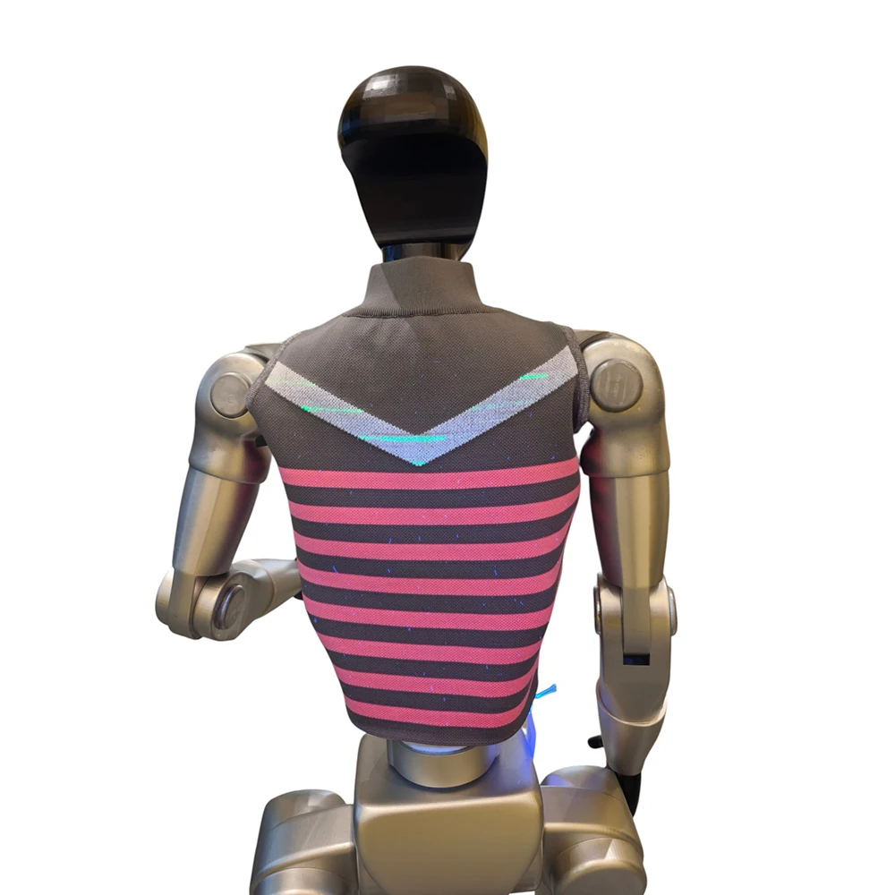 YLMyself Custom Robot Clothing | Superior Cooling, Red-Grey Striped Nylon 75D/2:2/20 Cotton Photochromic Segment-Dyed Fiber Vest
YLMyself Custom Robot Clothing | Superior Cooling, Red-Grey Striped Nylon 75D/2:2/20 Cotton Photochromic Segment-Dyed Fiber Vest