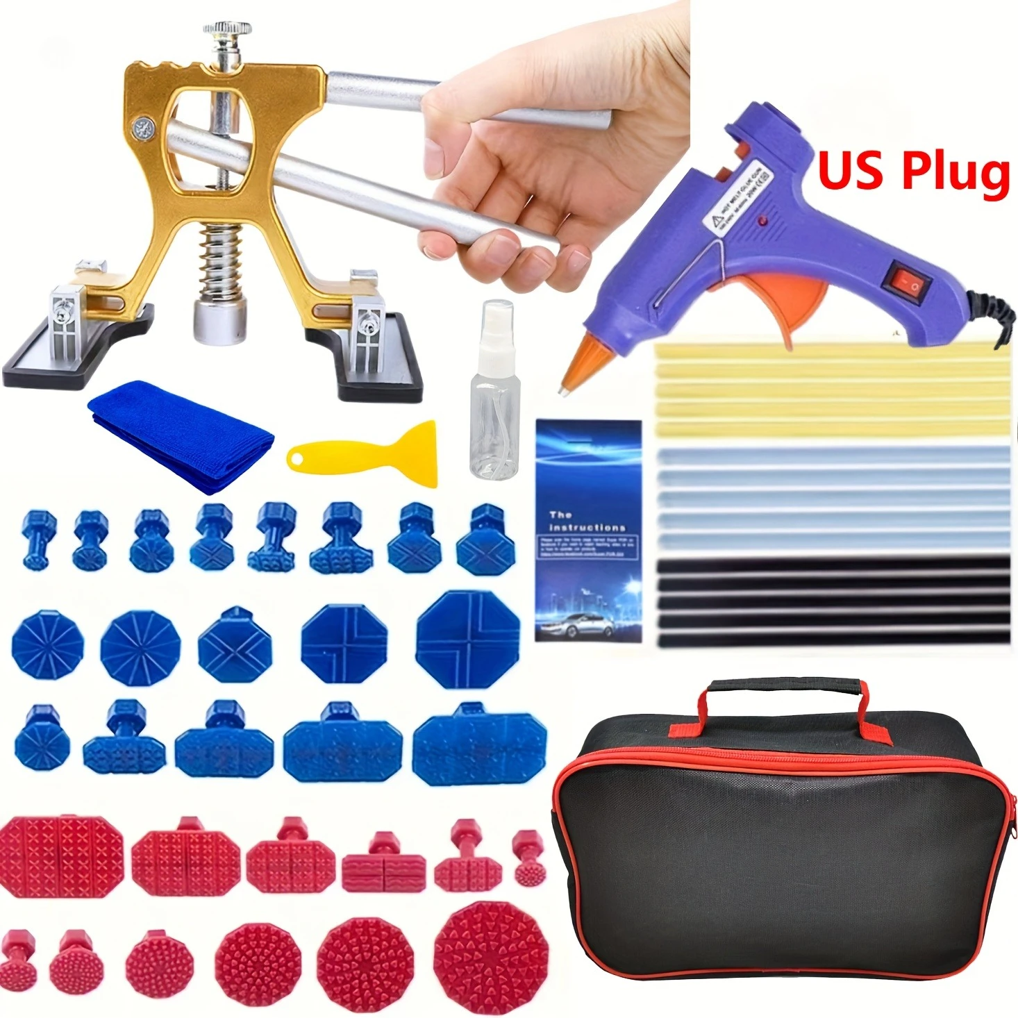 New Car Dent Repair Tools Paintless Dent Repair Kit Auto Paintless Body Dent Removal Remover Kits Dent Puller for Cars
New Car Dent Repair Tools Paintless Dent Repair Kit Auto Paintless Body Dent Removal Remover Kits Dent Puller for Cars
