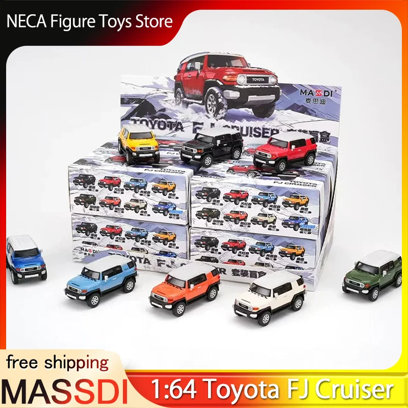 MASSDI 1:64 Toyota FJ Cruiser Diecast Model Car 8pcs Blind Box Set Full Set With Chase Version Toy Gift For Fans In Stock
MASSDI 1:64 Toyota FJ Cruiser Diecast Model Car 8pcs Blind Box Set Full Set With Chase Version Toy Gift For Fans In Stock