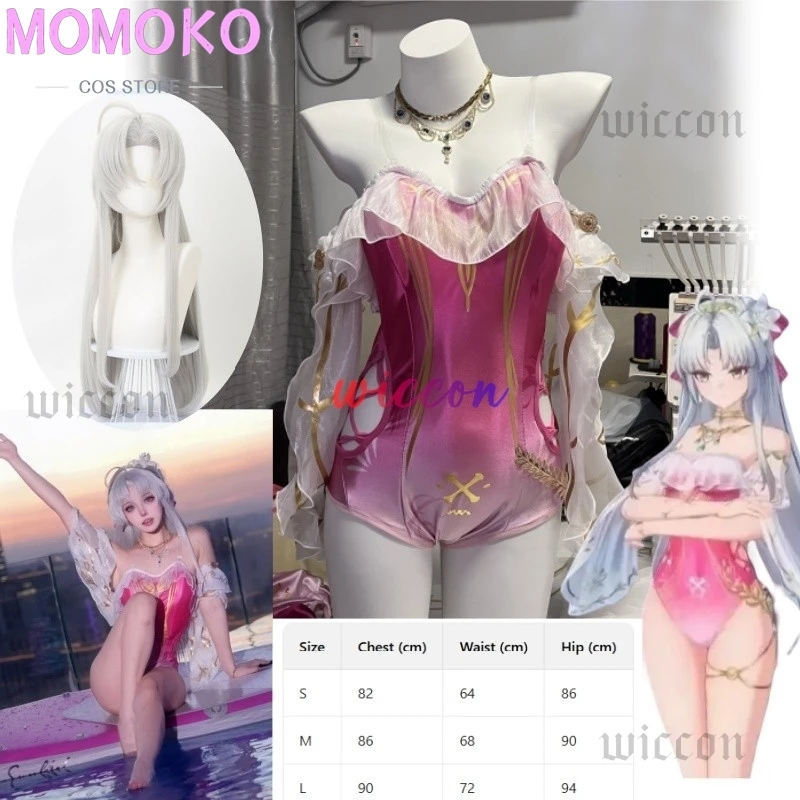Carlotta Cosplay Game Wuthering Waves Carlotta Costume Swimsuit Uniform Wig Anime Party Role Play Halloween Outfits for Woman
Carlotta Cosplay Game Wuthering Waves Carlotta Costume Swimsuit Uniform Wig Anime Party Role Play Halloween Outfits for Woman