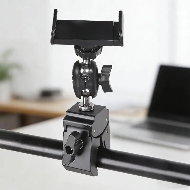 Golf Cart Phone Mount With Ball Joint Clip For Flexible Viewing Angles Works With 4.5-7Inch Mobile Devices K1KF
Golf Cart Phone Mount With Ball Joint Clip For Flexible Viewing Angles Works With 4.5-7Inch Mobile Devices K1KF