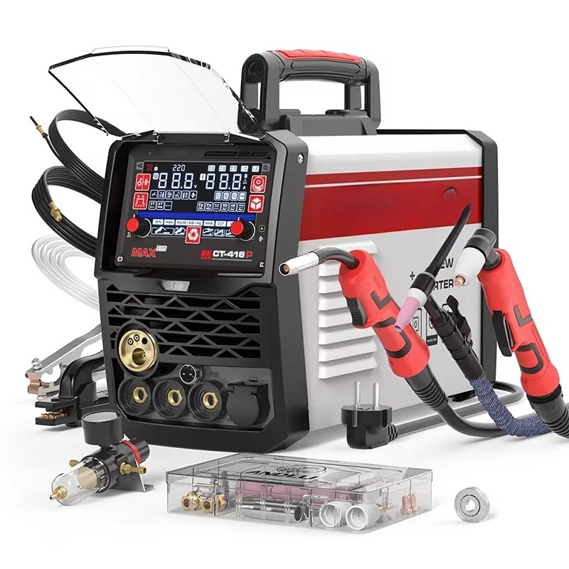new 20V MCT-416P 4 in 1 MIG TIG CUT MMA aluminum welding machine
new 20V MCT-416P 4 in 1 MIG TIG CUT MMA aluminum welding machine