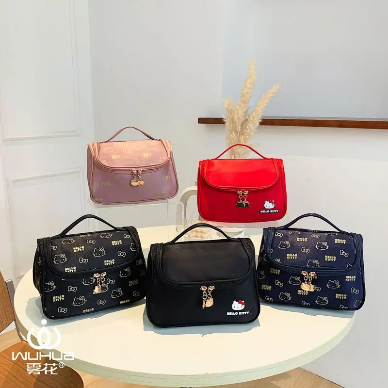 Hello Kitty Sweet Ins Kawaii Sanrio Anime Makeup Bag Cute Kt Cat Cartoon Fashion Waterproof Portable Storage Box Gifts for Girls
Hello Kitty Sweet Ins Kawaii Sanrio Anime Makeup Bag Cute Kt Cat Cartoon Fashion Waterproof Portable Storage Box Gifts for Girls