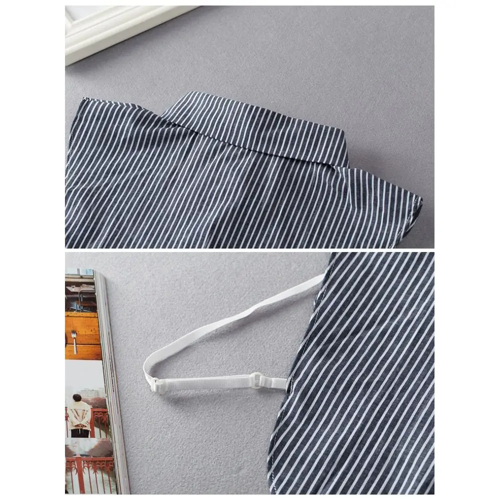 Новый съемный искусственный воротник с синими полосками, накладной воротник с вырезом для женщин и девочек
Новый съемный искусственный воротник с синими полосками, накладной воротник с вырезом для женщин и девочек