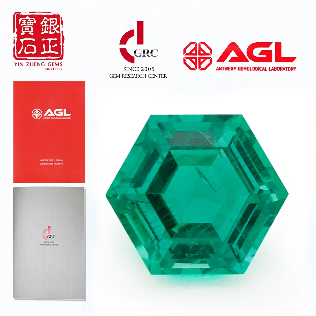 YinZheng Lab Grown Colombia Emerald Hexagon Shape Green Color Hydrothermal Emerald For DIY Jewelry Making Selectable Certificate
YinZheng Lab Grown Colombia Emerald Hexagon Shape Green Color Hydrothermal Emerald For DIY Jewelry Making Selectable Certificate