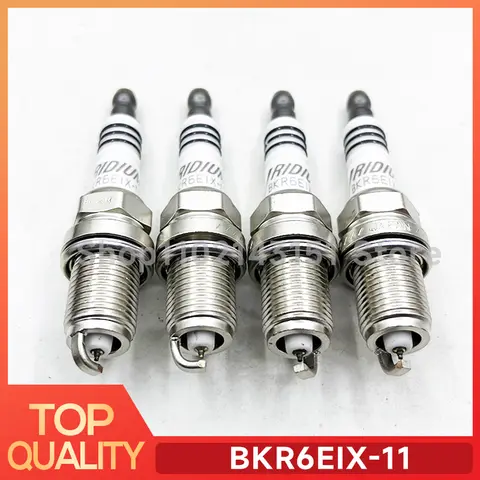 4pcs BKR6EIX-11 4272 Iridium Spark Plugs For Toyota For Honda For VW Sagitar Joyear Haval H3 H5 H6 Buick Excelle BKR6EIX11